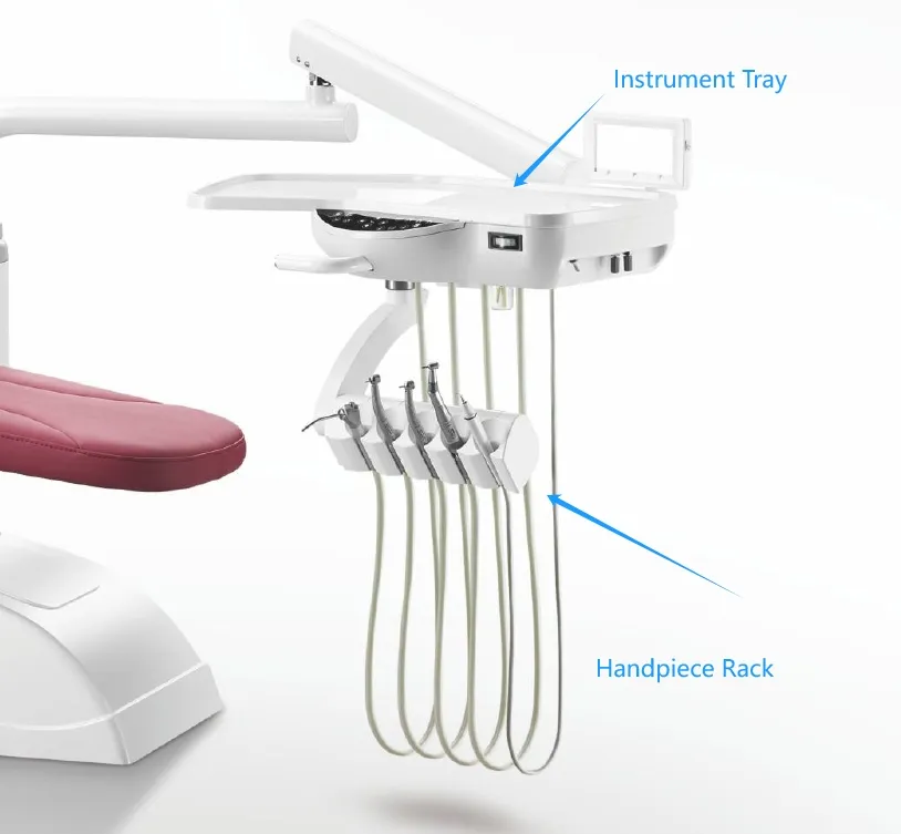 Dental Chair Under-Hung Main Control Instrument Tray