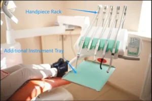 dental chair Over-Hung Main Control Instrument Tray
