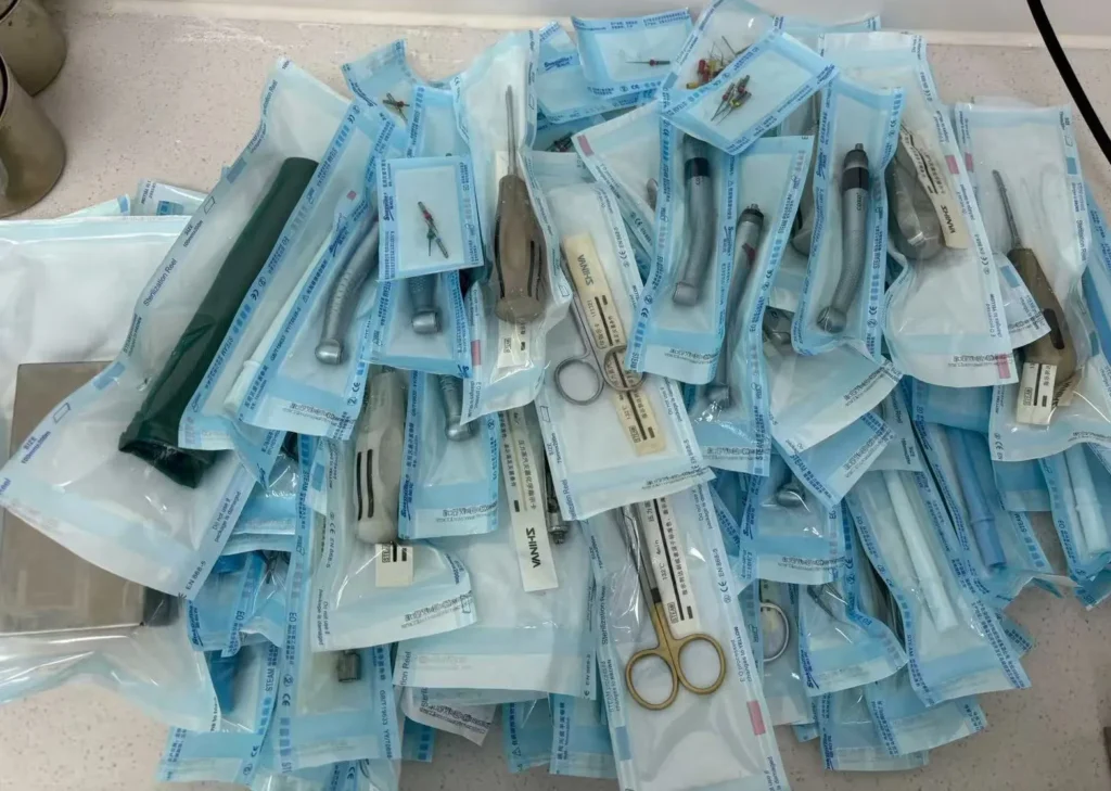 Esterilización del instrumento dental