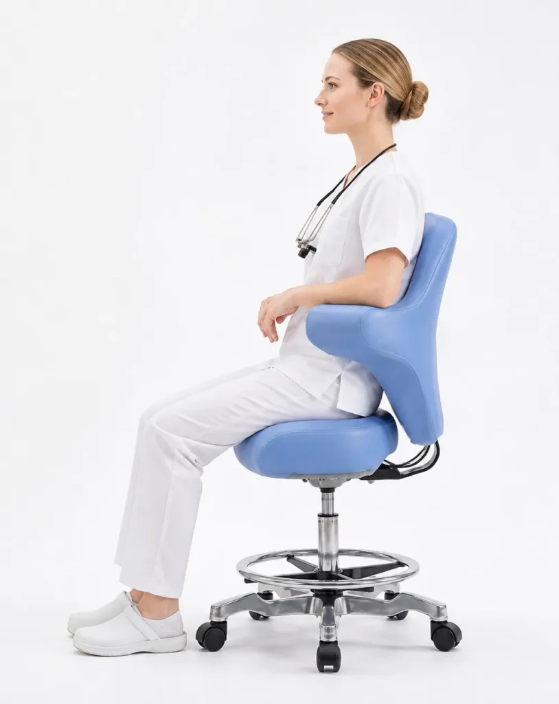 Ergonomic-dental-operator-stool