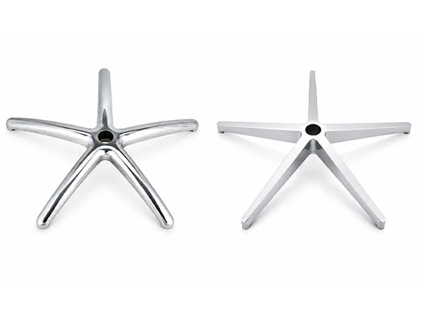 Five-star-base for dental stools